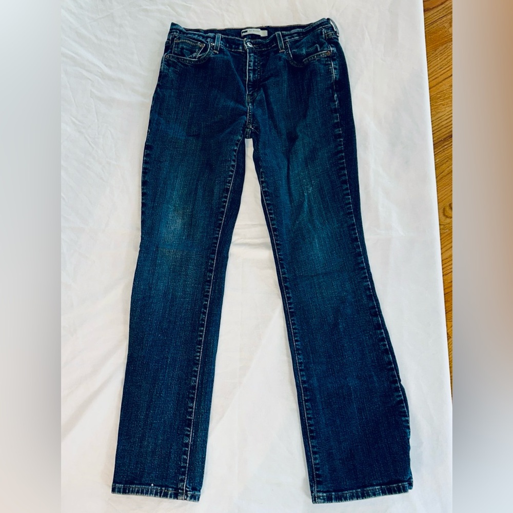 Levi's Indigo Straight Leg Jeans 515 sz 12 Bootcut